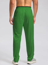 Men's Drawstring Activewear Pants with Zipper Pockets