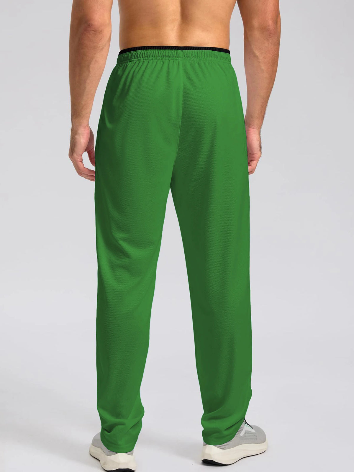 Men's Drawstring Activewear Pants with Zipper Pockets