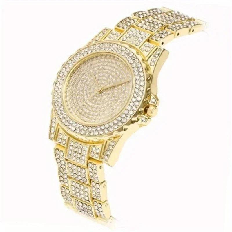 Fashion Crystal Steel Women's Quartz Watch