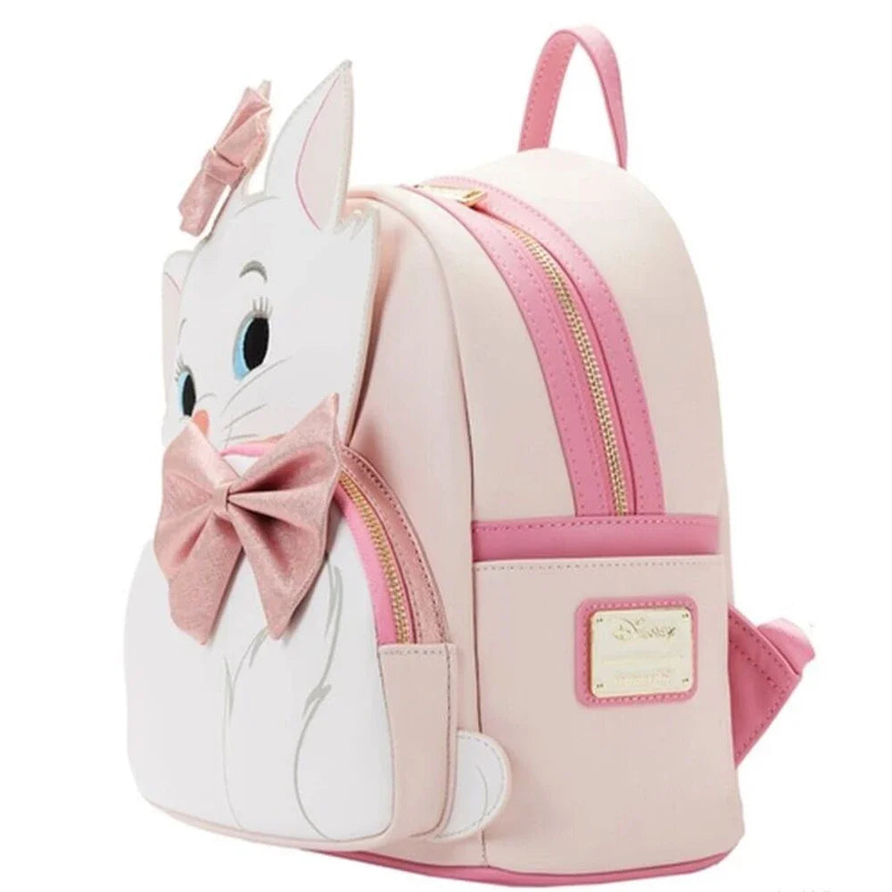 2pcs/set Piano Kitten Imitation Mini Backpack and Wallet Christmas The Marie Cat Cosplay Backpack Schoolbag Handbag for Girls