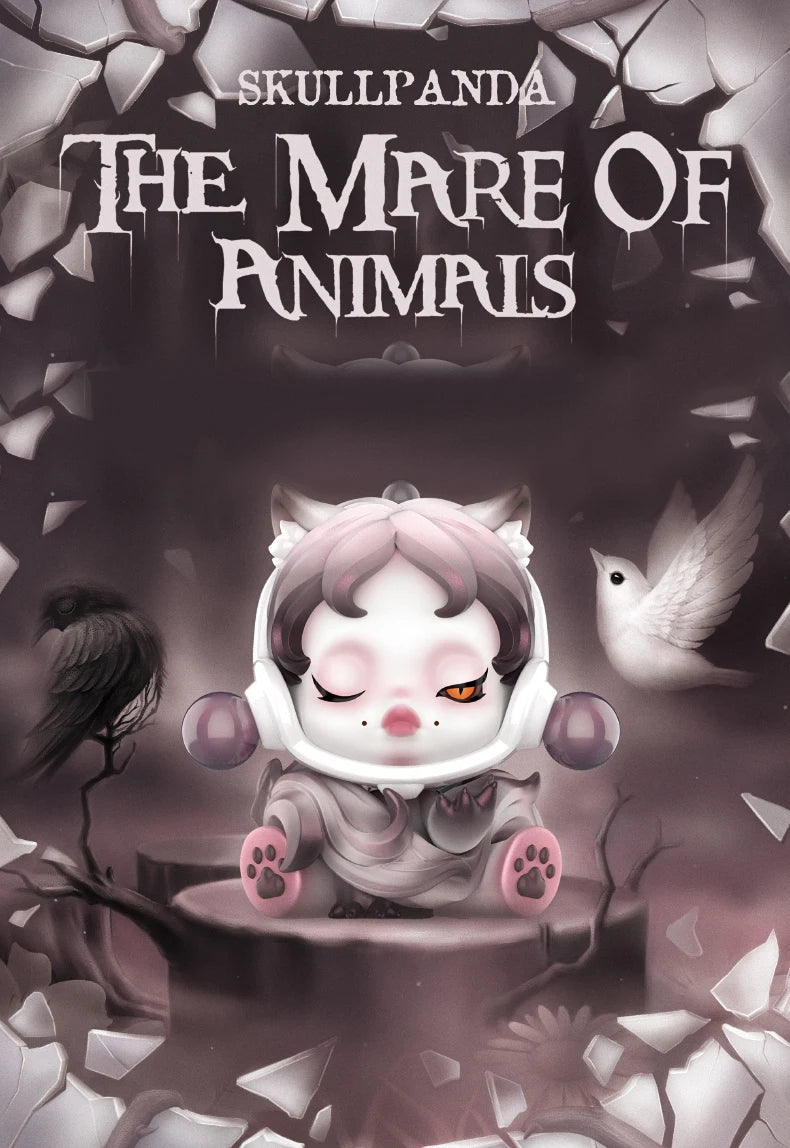 Pop Mart Skullpanda The Mare of Animals Series Blind Box Guess Bag Mystery Box Toys Doll Cute Anime Figure Ornaments Gift