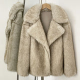 Plush Faux Fur Winter Overcoat