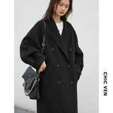 Retro Double-Sided Woolen Overcoat