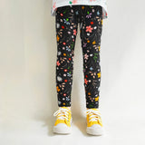 Girls' Floral Cartoon Fashion Leggings