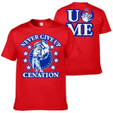 John Cena "Never Give Up" Men's Sports Tee