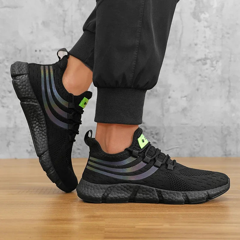 Men’s Sneakers Comfortable Breathable Platform Shoes Summer Man Running Shoes Breathable Comfortable Fashion Walking Sneakers