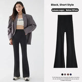 Women's High Waist Stretch Flared Pants
