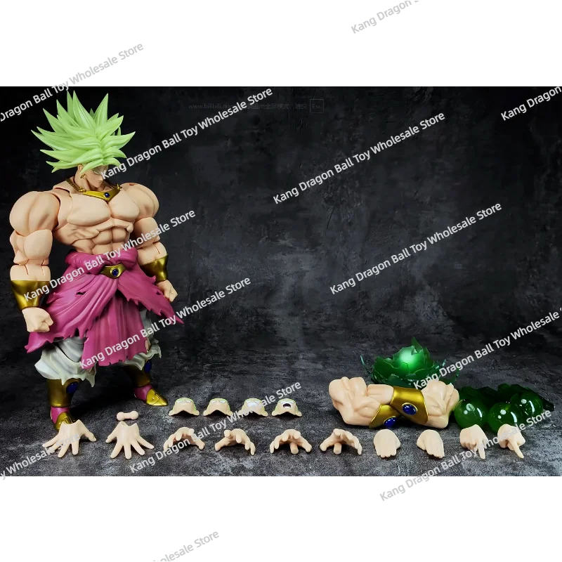 ZT Studio Broly Figure Dragon Ball Super Saiyan Broly 10 Inches Warrior of The Ancient Anime Action Figure Model Toys Gifts
