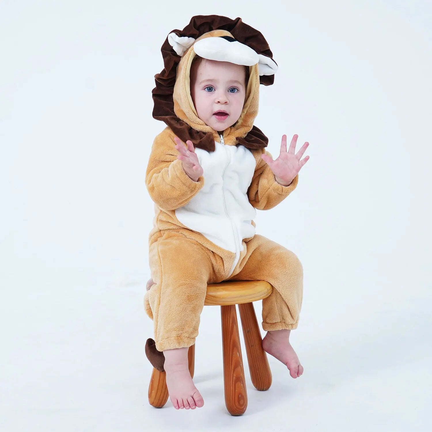 Umorden Baby & Toddler Animal Romper | Cozy Plush Cartoon Coverall