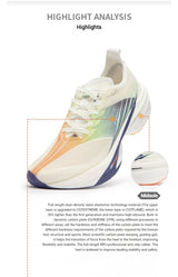 361 Degrees Furious 2.0 Men Women Running Sports Shoes Carbon Plate Racing Marathon Rebound Cushioning Male Sneakers 672432201