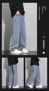 Men’s Relaxed Straight-Leg Denim Jeans