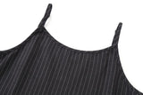 AW25 Pinstripe Collection – Knit & Slip Dress Set