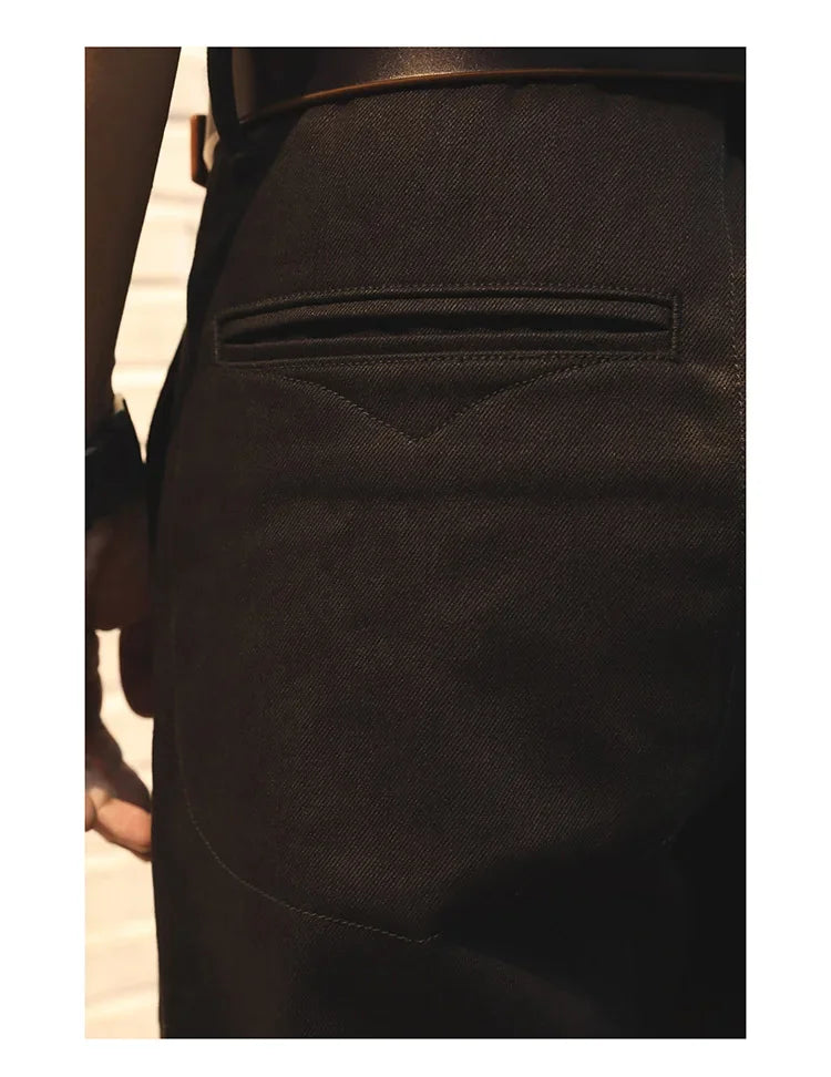 Red Tornado Black Selvedge Denim Relaxed Fit Jeans – 14.5oz