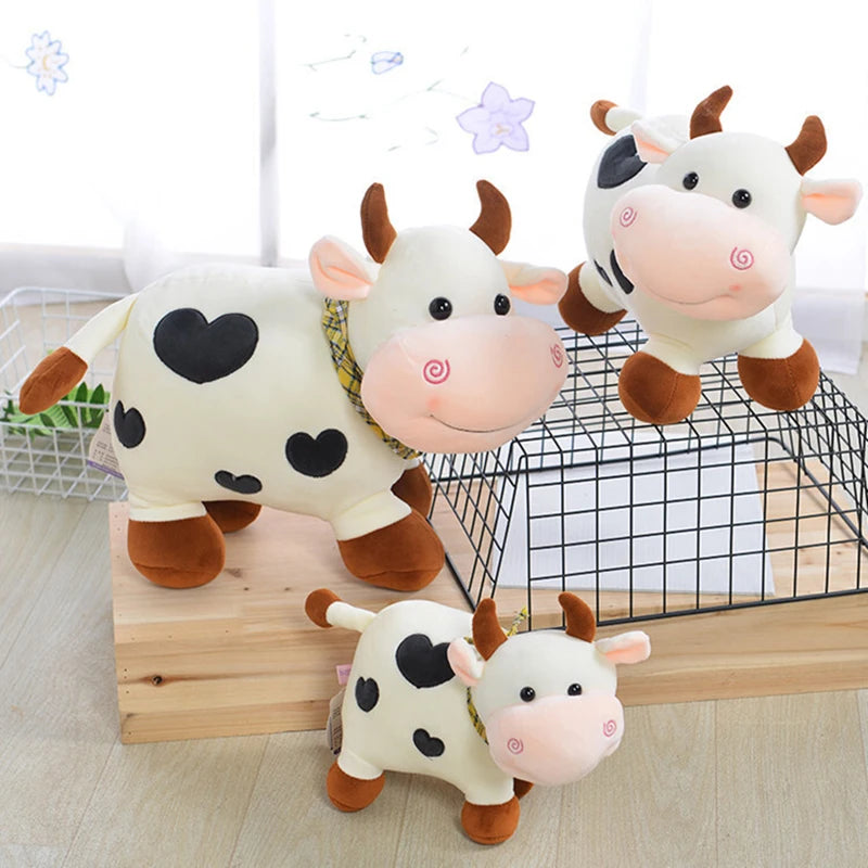 Kawaii Spotted Cow Plush Toy
