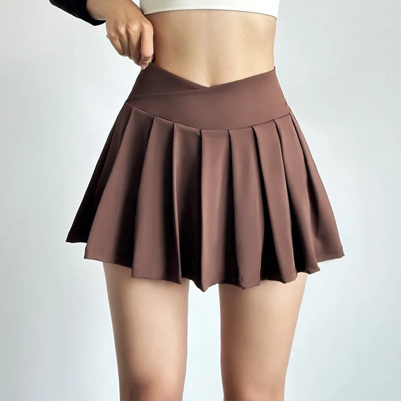 Women’s High-Waist Pleated Active Skort