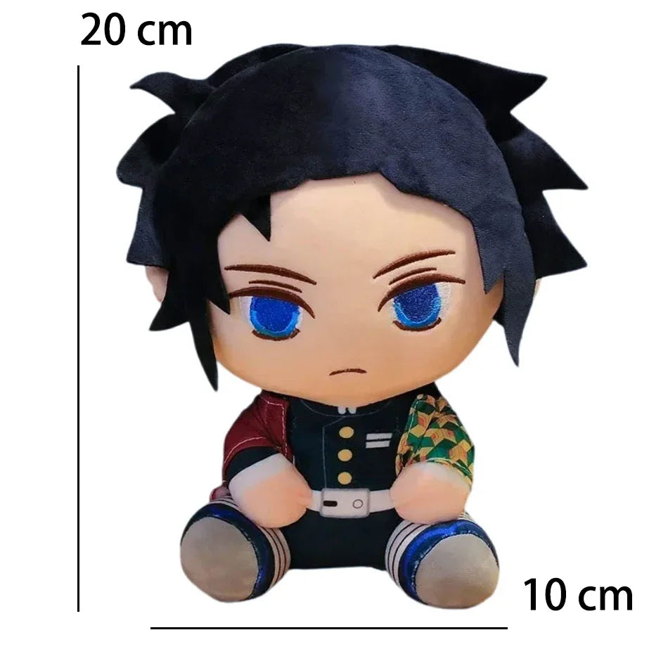 20cm Hot Japan Demon Slayer Plush Dolls Lovely Anime Kimetsu No Yaiba Kamado Tanjirou Nezuko Zenitsu Kyoujurou Toys Kids Gifts