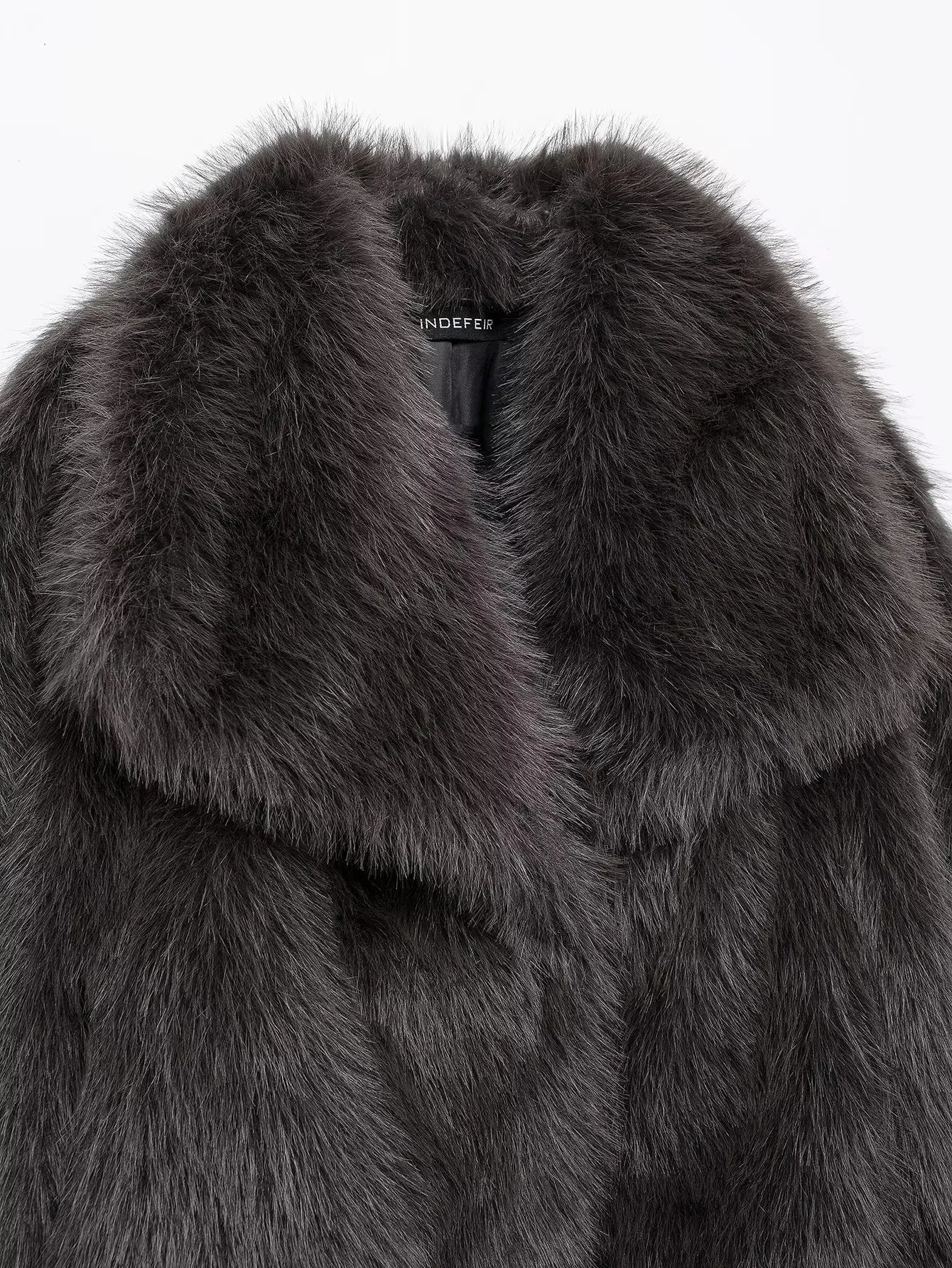 Elegant Faux Fur Oversized Coat