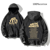 Retro Arctic Monkeys Printed Hoodie | Vintage Rock Streetwear