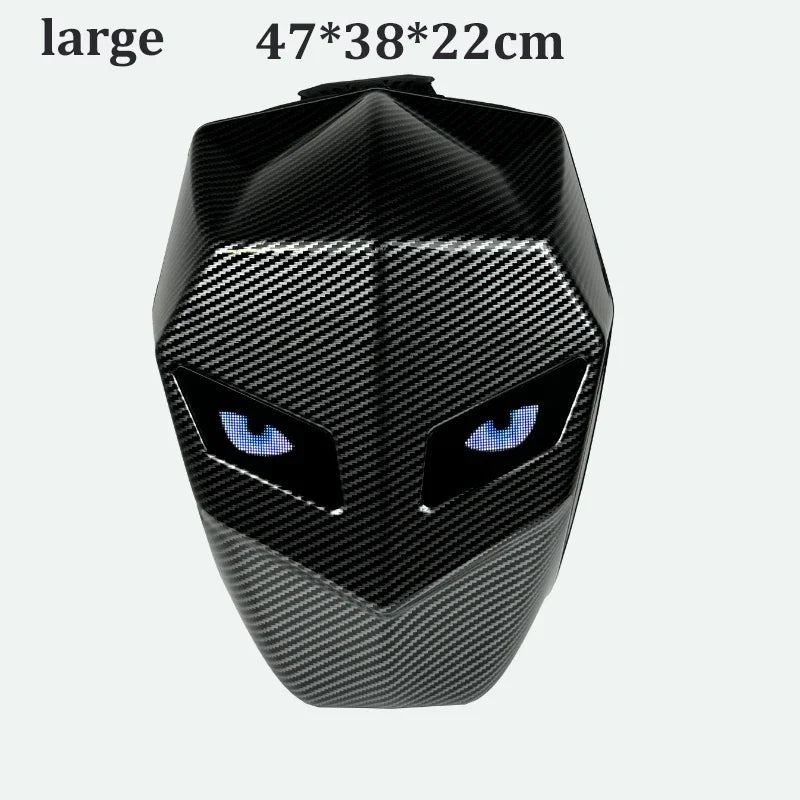 LED Hiking Backpack For Men Hard Shell LED Motorcycle Cycling Helmet Backpack woman Business Travel Waterproof Laptop Backpack