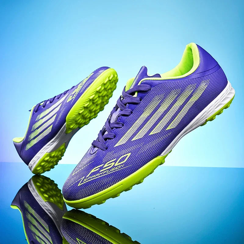 Unisex Football Boots TF & FG Lace-Up Soccer Shoes
