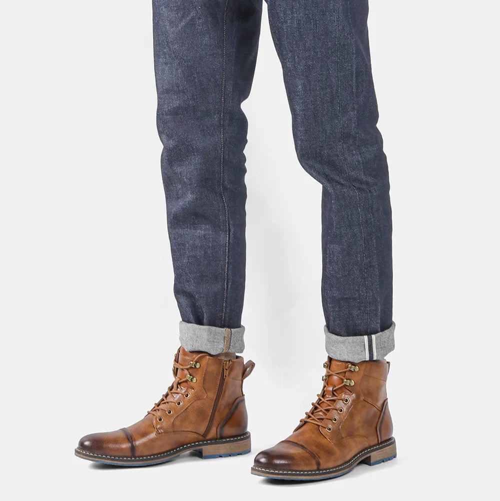 Men’s Classic Leather Ankle Boots
