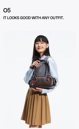 Amazing Song Toast Bag BGT Retro Chic Classic Bowling Bag Style Linear Shoulder Bag