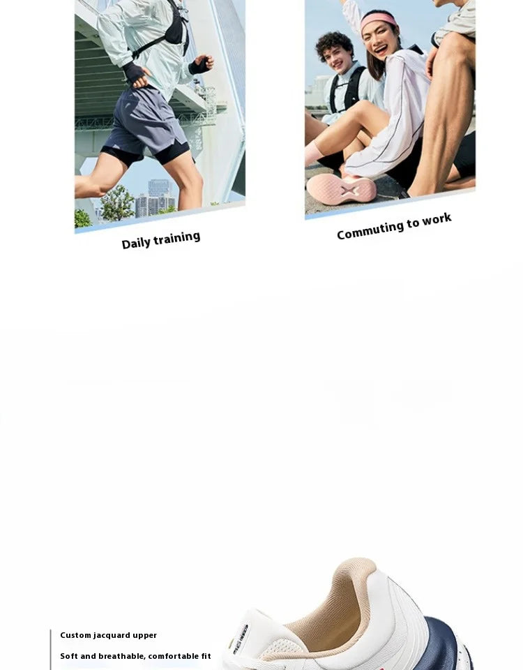 Xtep QINGYUN LITE Men's Professional Running Shoes 2025 Spring Wear-Resistant Cushioning Lightweight Sneakers 975219110056