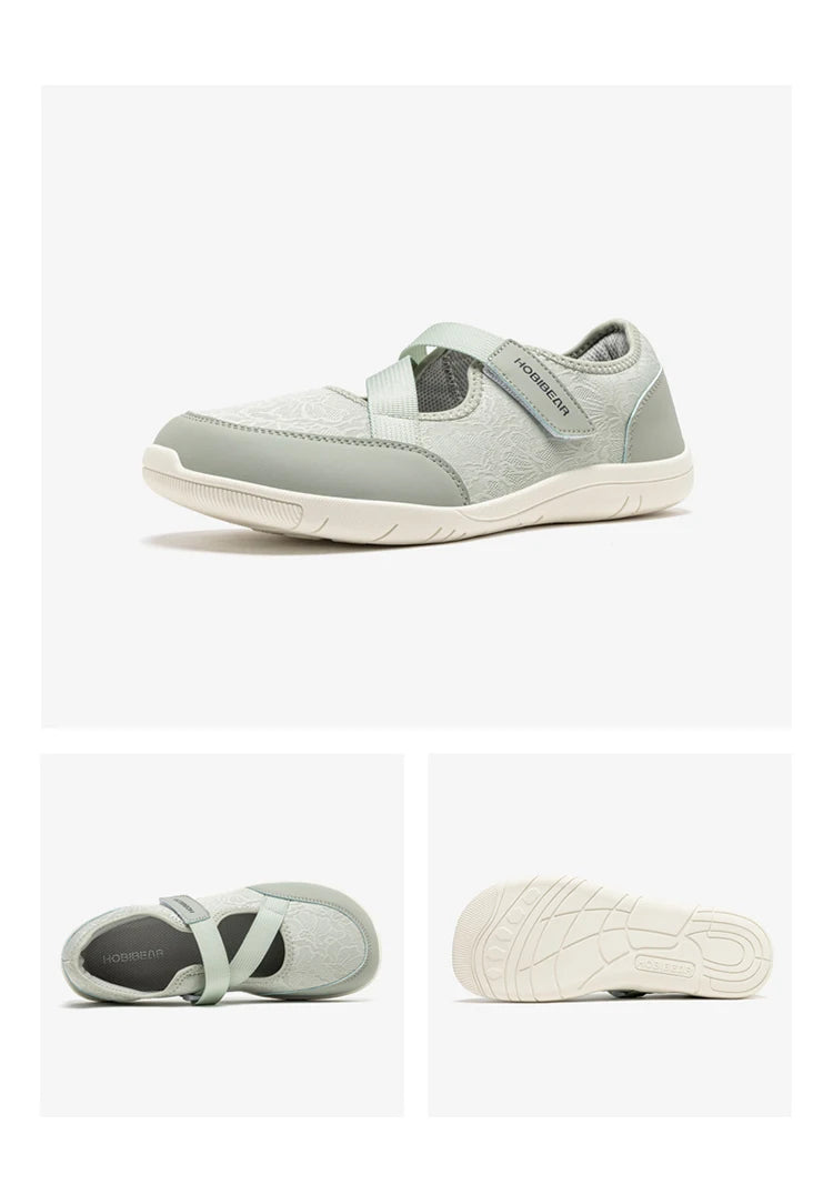HOBIBEAR Wide-Toe Mary Jane Flats | Barefoot Ballet Shoes
