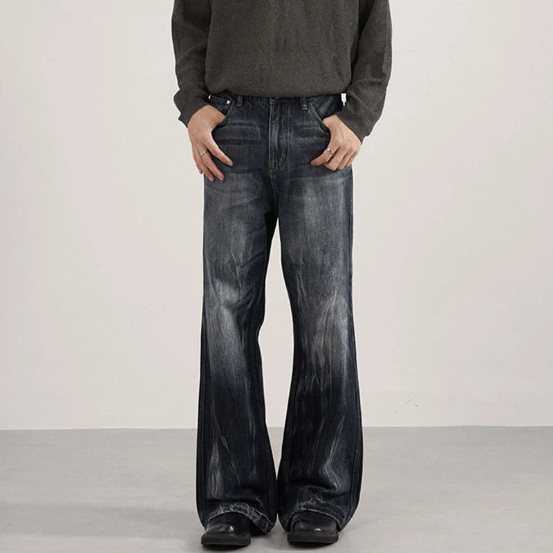 Men's Blue-Gray Relaxed Fit Jeans
