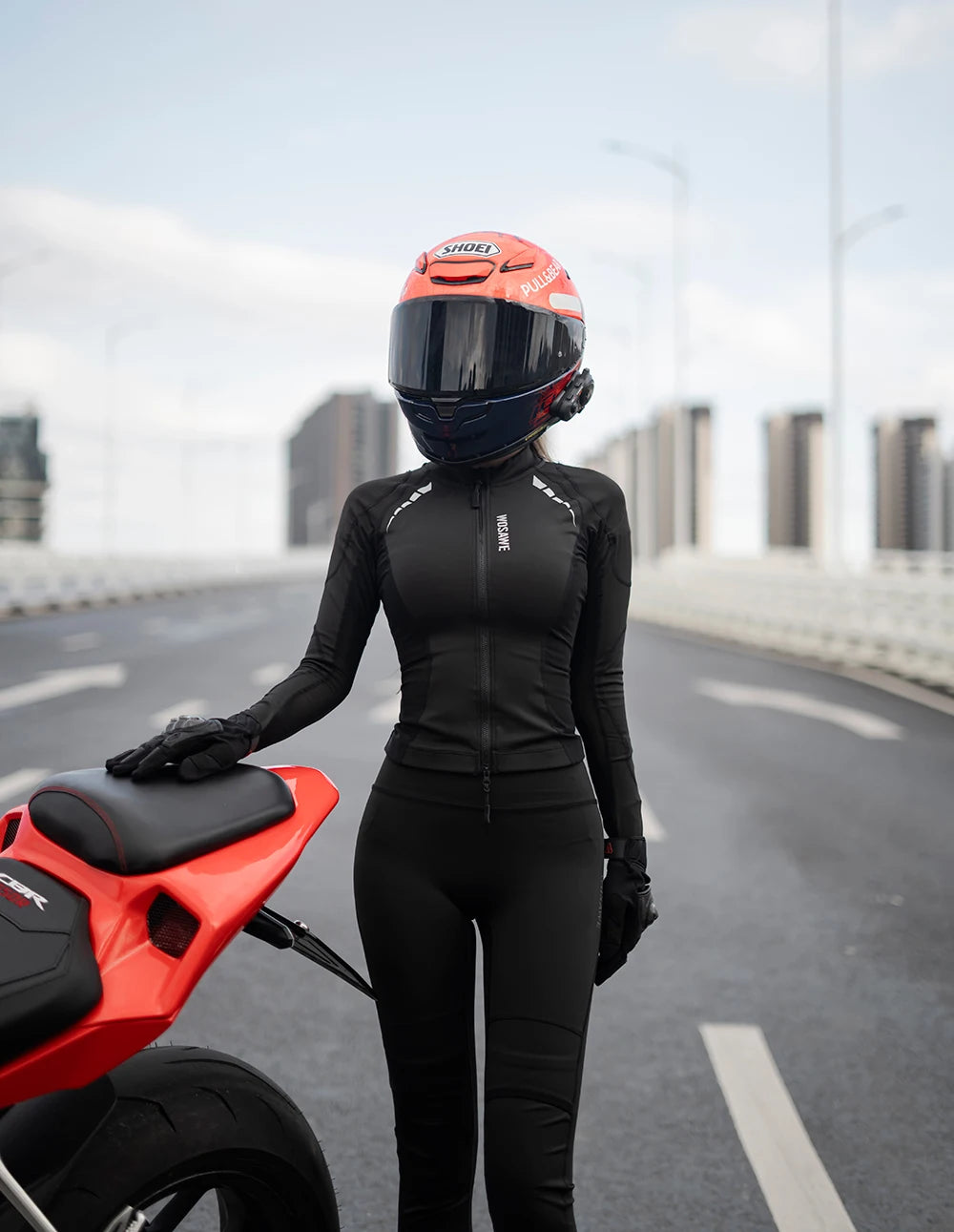 WOSAWE Women Motorcycle Jacket Downhill Motocross Motorbike Reflective Summer Biker Riding Clothing Apparel