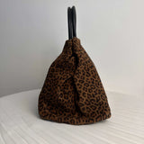 Motingsome Oversized 40cm Women Tote 100% Natural Suede Leather Lady Handbag Luxury Daily Bags Bowling Purses Matte Cowhide Bag
