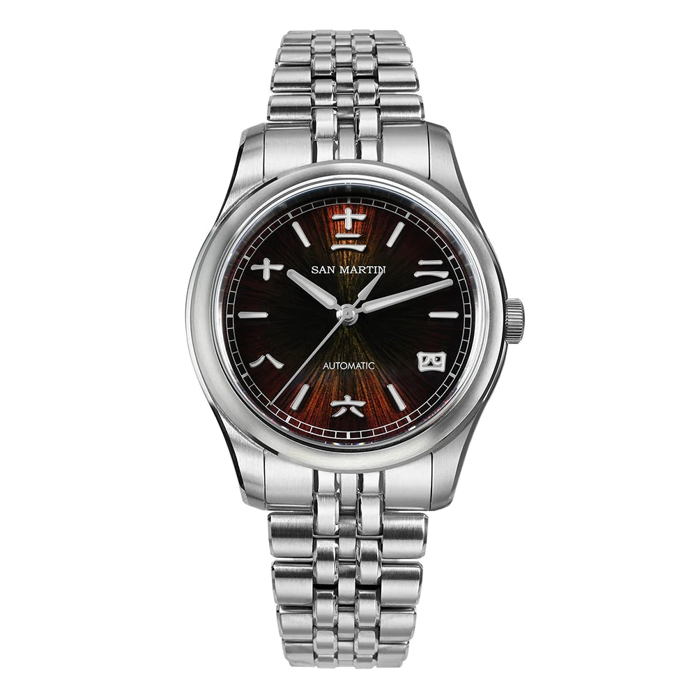 San Martin SN0144CG 39mm JianZhan Enamel Dial Automatic Watch