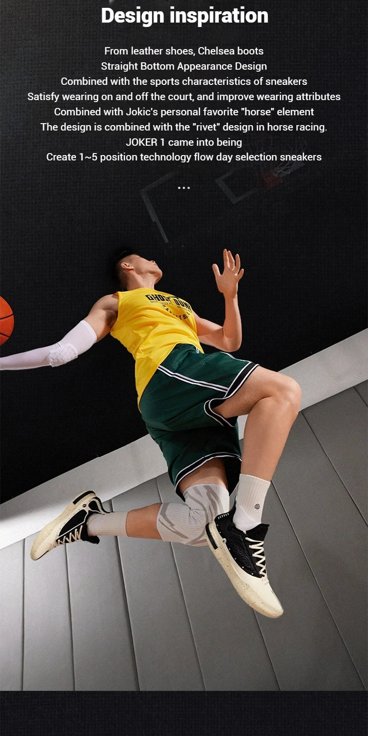 361 Degrees Joker 1 GT Men Basketball Shoes New Breathable Shock-Absorbing Anti-slip Wear-resistant Male Sneakers 672511103