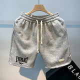 Men's Casual Printed Shorts — Breathable Drawstring, Spring & Summer