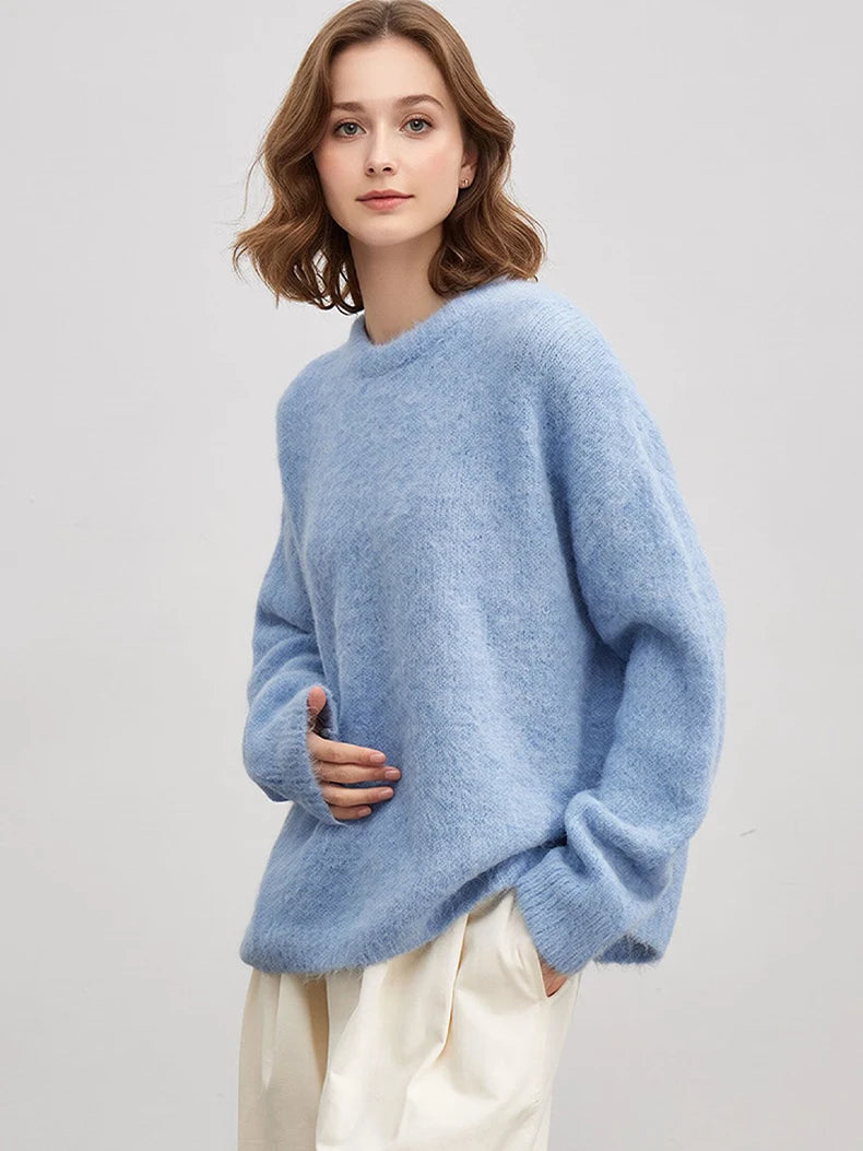 Women's Relaxed Knit Sweater | Long Sleeve Pullover