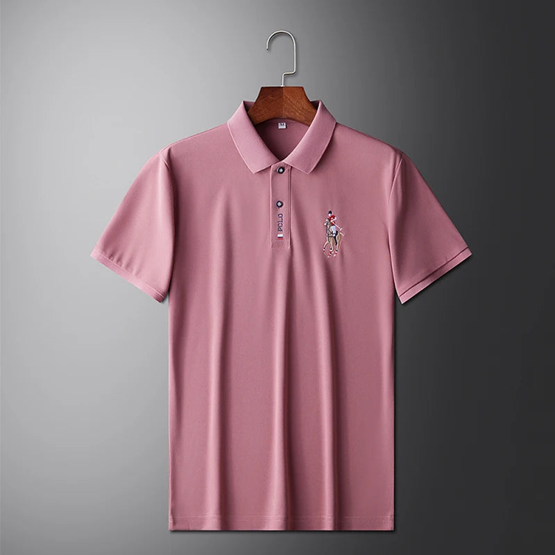 Men's Embroidered Polo Shirt – Casual Summer Style