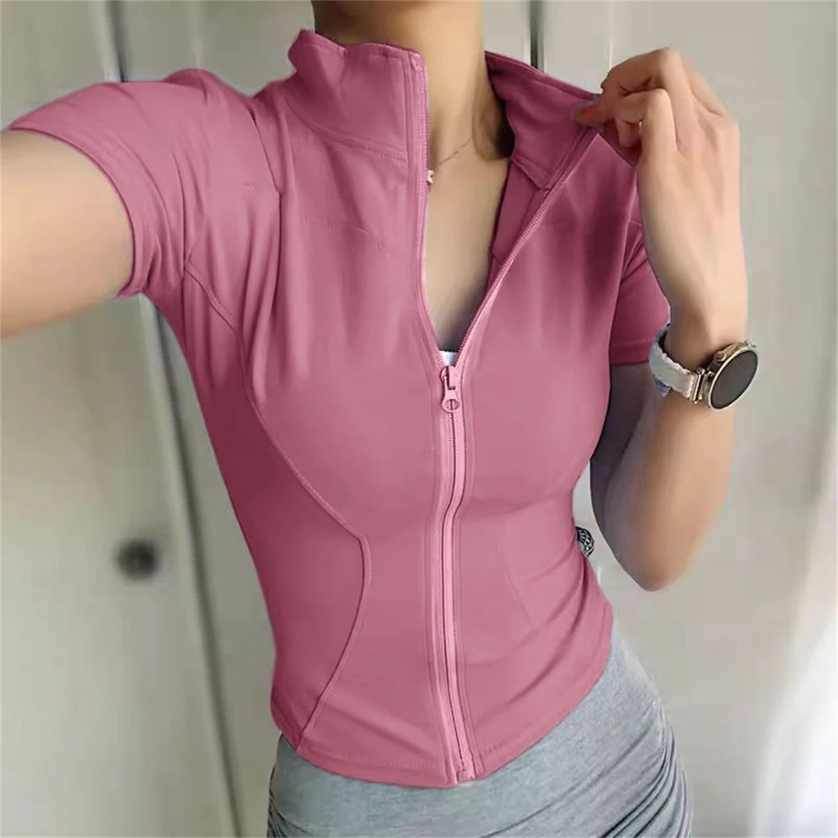 Women’s Slim-Fit Yoga & Running Top