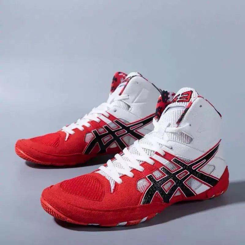Men Wrestling Shoes Comfortable Male Wrestling Footwears Non Slip Boxing Shoes Lightweight