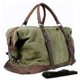 MUNUKI Vintage Crazy Horse Genuine Leather Travel bag  Large Luggage bag men Leather duffle bag Large Weekend Bag Tote Big