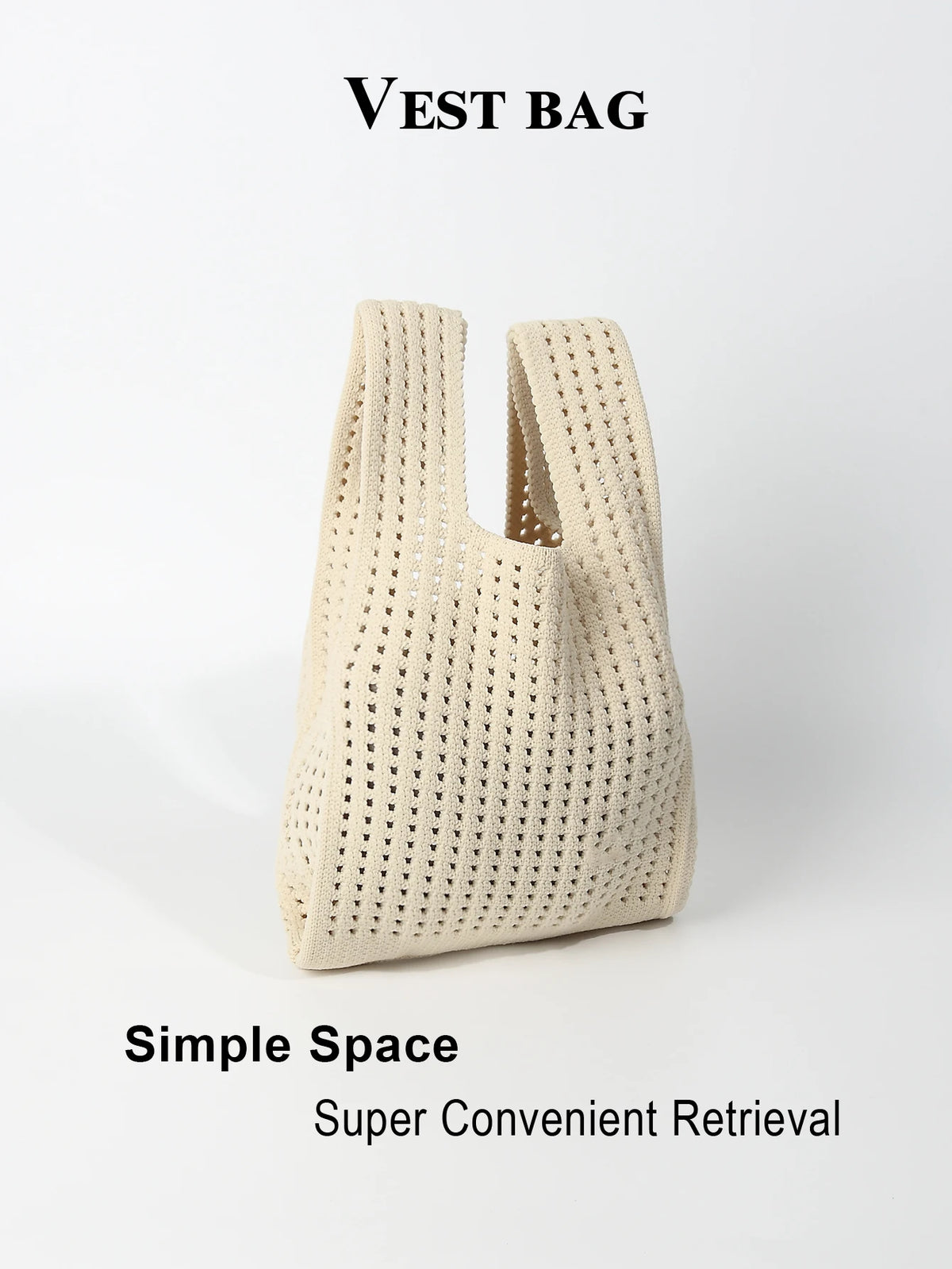 Handmade Knit Handbag Women Mini Shoulder Bag Female Casual Color Wide Stripe Plaid Tote Bag Student Cell Phone Package
