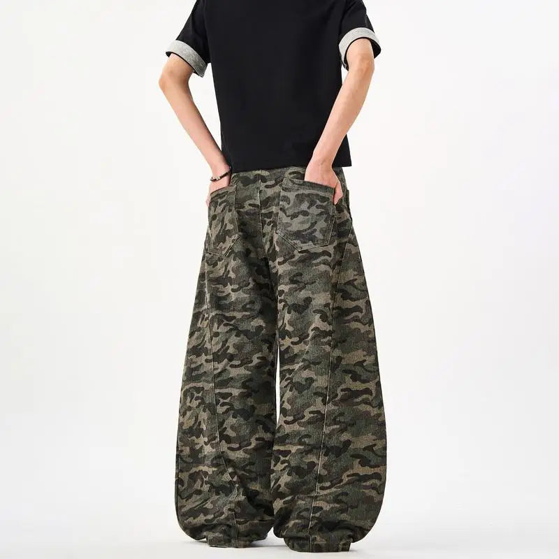 Men’s Wide Leg Jeans – Loose Fit Denim