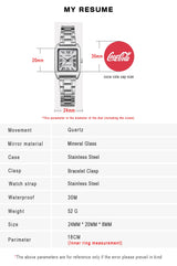 Casio Women’s Luxury Tonneau Silver Stainless Steel Watch - LTP-V007D