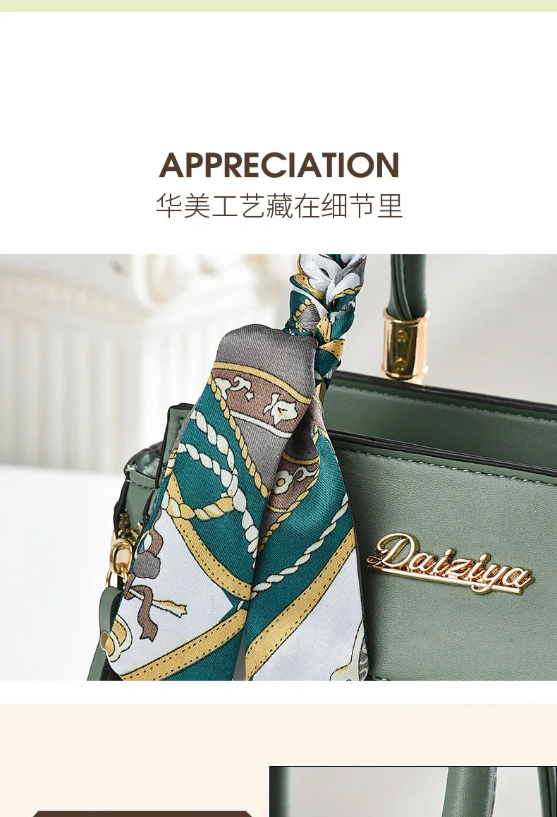 Women's Patchwork Shoulder & Crossbody Bag