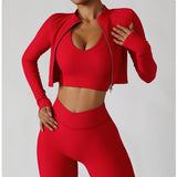 Premium 3-Piece Seamless Fitness Ensemble
