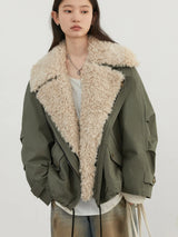 CHIC VEN Fashion Women Coats Loose Casual New Retro Motorcycle Cotton Jacket Thick Warm Female Overcoat Autumn Winter 2025