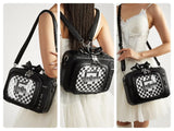 Novelty Tv Shape Ita Bag Retro Television Women Shoulder Bag Design Ita Backpack with Inserts Girls Crossbody Bag