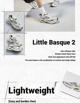 Xtep Little Basque 2 Casual Shoes for Men 2025 Summer Vintage Breathable Comfortable Non-Slip Durability Sneakers 875219320017