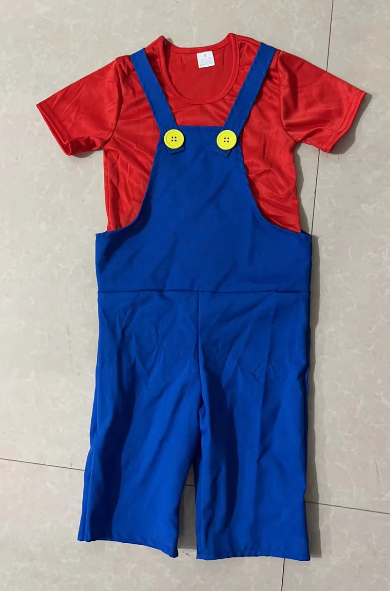 Mario & Luigi Costume Set for Men and Kids