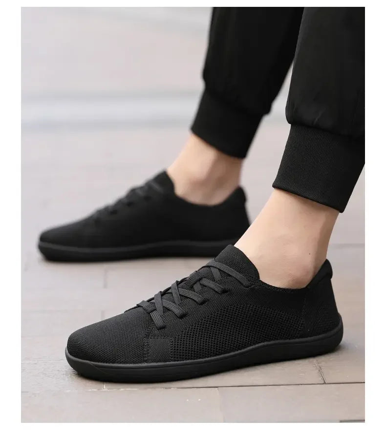 Summer Men's Casual Sports Shoes, Men's and Women's Wide Version Barefoot Shoes Outdoor Running Casual Shoes, Minimalist Shoes