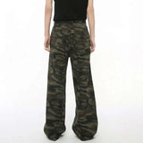 Vintage Camouflage Wide-Leg Men's Jeans